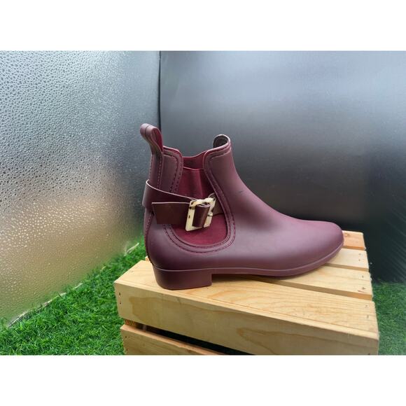 Henry Ferrera- Burgundy- Rain Boots- Size 9US/EU40W - Picture 4 of 10